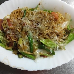 蒸し麺焼きそば